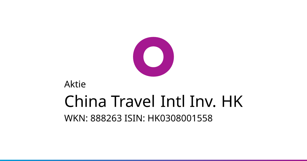 china travel intl inv hk