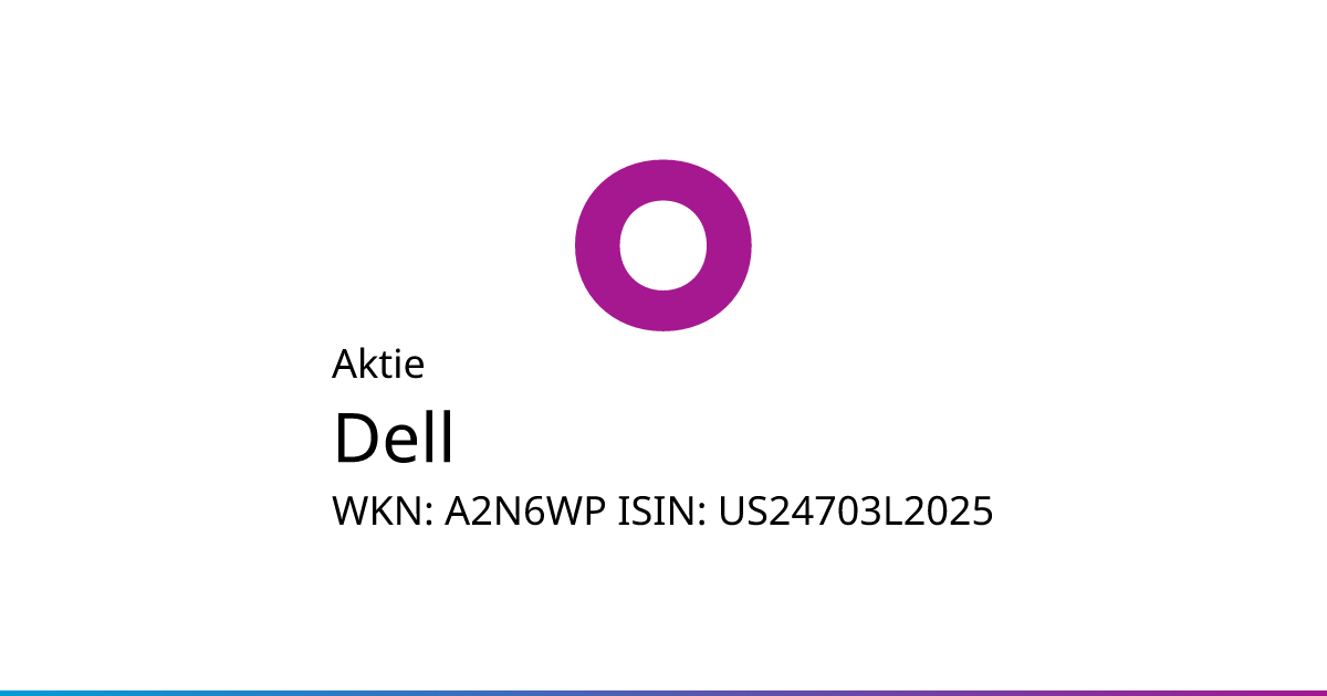 Dell Aktie • A2N6WP • US24703L2025 • onvista