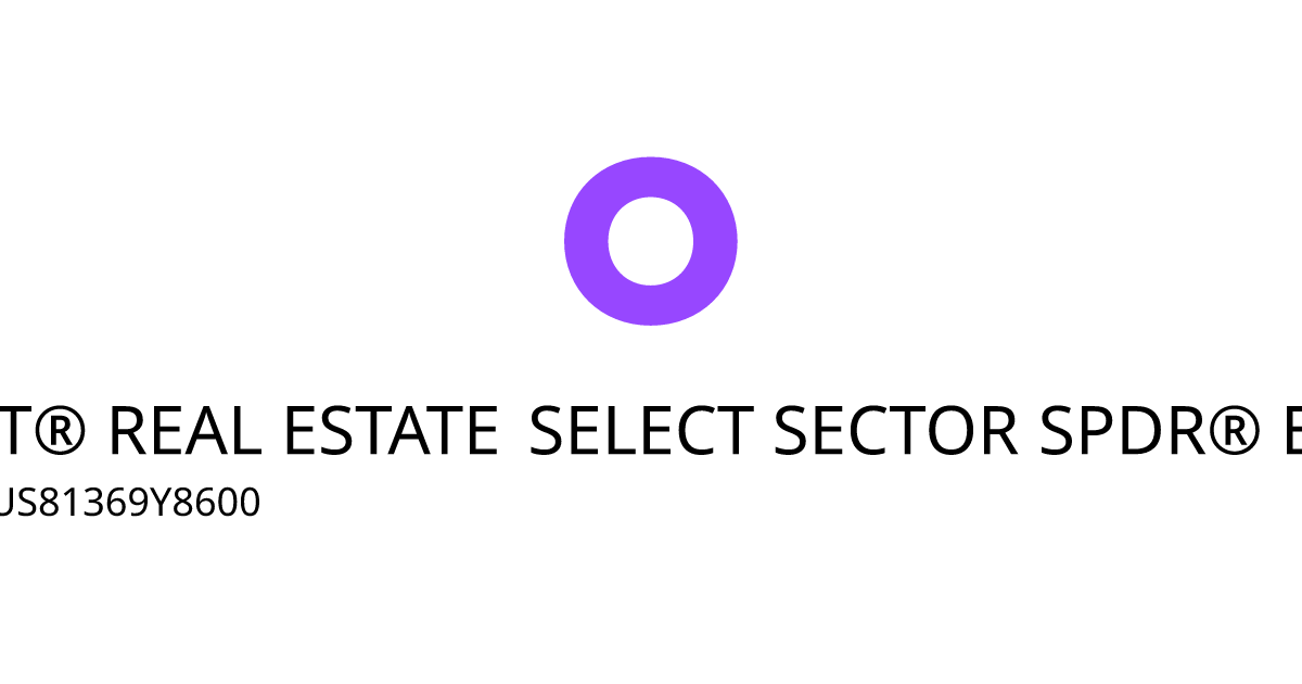 Fonds • REAL ESTATE SEL.SECTOR SPDR FD REGISTERED SHARES O.N. (A2ANPK