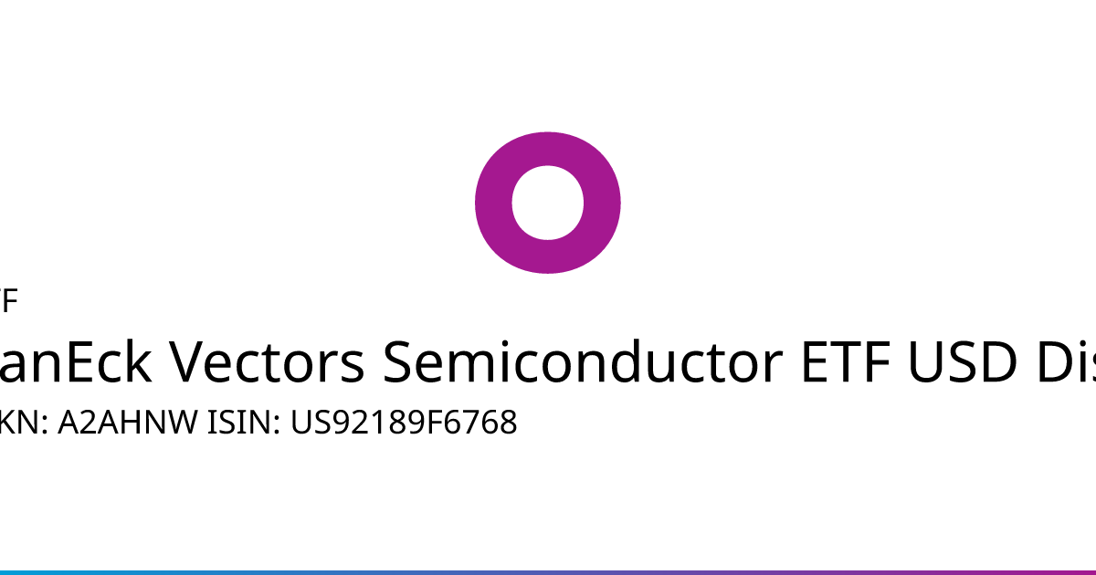 Fonds • VANECK VECTORS SEMICONDUCTOR ETF (A2AHNW US92189F6768) • onvista